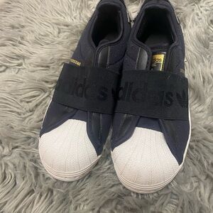Adidas Kids Superstar Black and White Shoes